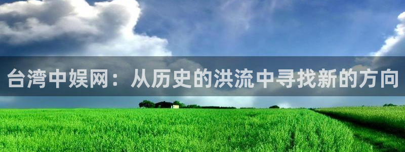 顺盈娱乐：台湾中娱网：从历史的洪流中寻找新的方向